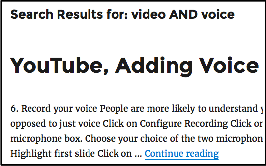 video and voice