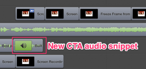 New CTA audio snippet