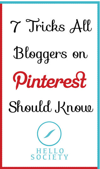 Tricks Bloggers Pinterest